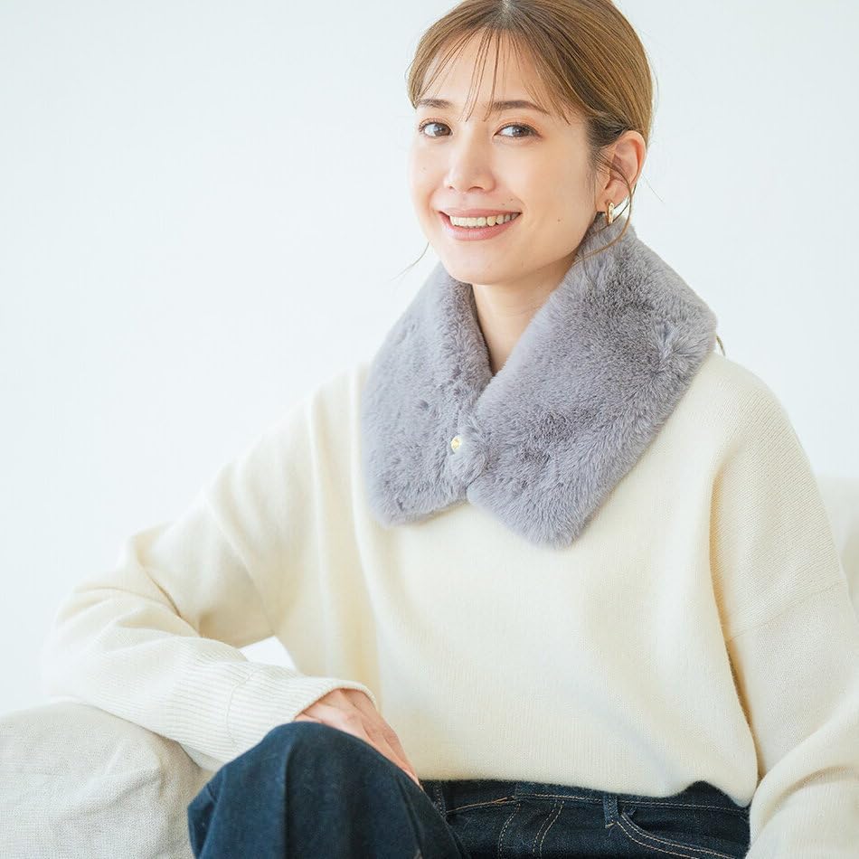 HERMES エルメス ブラックファー マフラー ティペット ダブルリング付き 楽天市場】【セール】 フォックス ファー ティペット マフラー